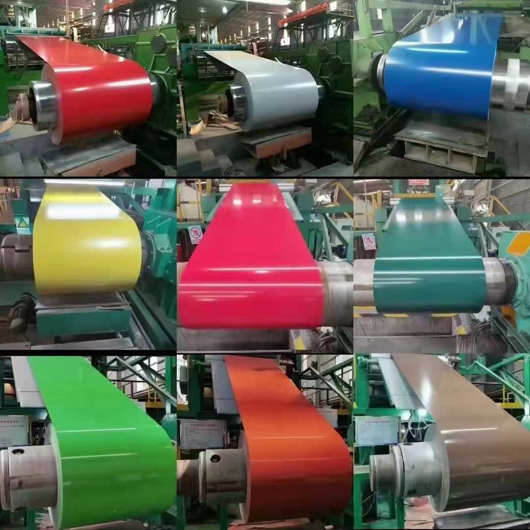 RAL color prepainted galvanized steel coil PPGI DX51 Dx53d Z275 0.35mm ppgi galvanized steel coil for roofing sheet