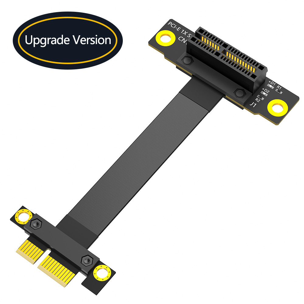 36PIN PCI-E 1X 270 Degree PCI-e Extension Cable For PCI Express Up to PCI-E Gen3 8Gbps speed