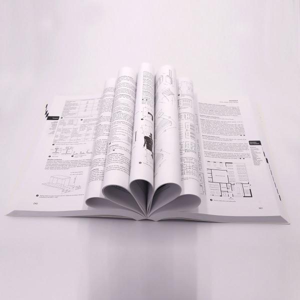 Customized Hardcover Book Printing Round Corner or Right Angle Grade Natural Paper