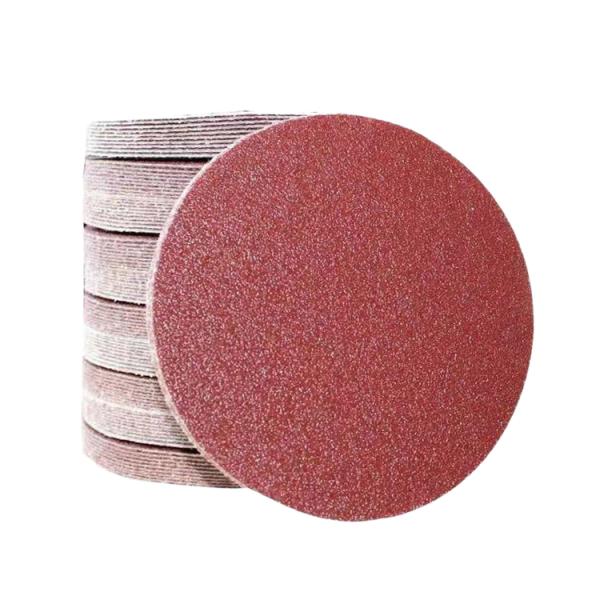 Boben Polishing Disc 5 Inch Sand Disc Back Velvet Flocking Sandpaper Non-porous Disc Sandpaper Polishing Sheet White Sandpaper