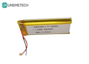 China Customized Long Cycle Life Lipo Battery Pack 3.7V 2050mAh 923060 For Digital Products wholesale