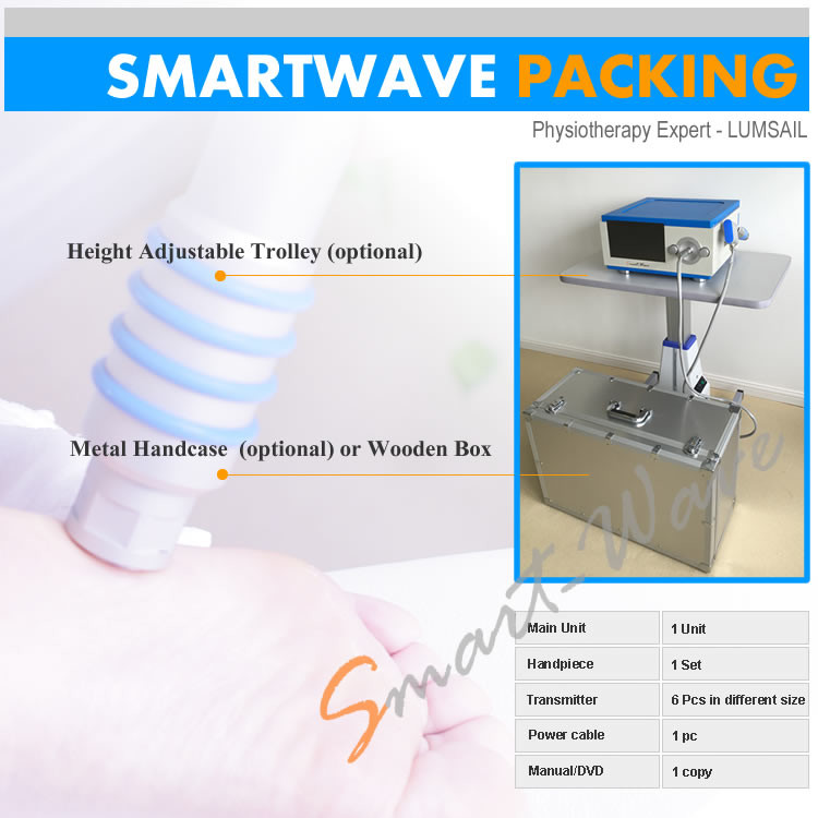 Air Compress Extracorporeal ESWT Shockwave Therapy Machine For Heel Pain / Muscular Injury