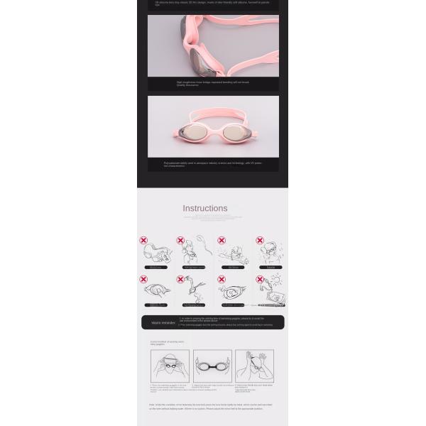 Swimming Goggles Full Protection with Nose Clip Earplugs,Swim Pool Goggles for Men Women kids，EASY ADJUSTMENT