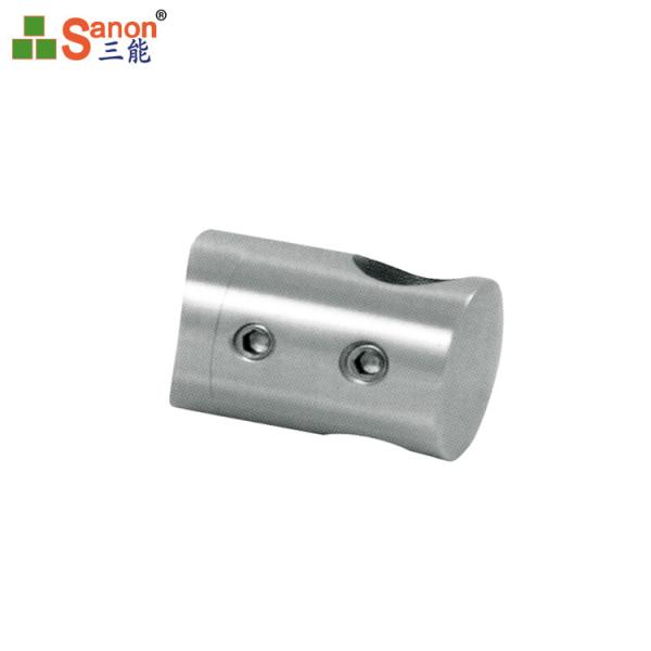 SS304 Threading Double Hole Rod Stainless Steel Railing Fittings Welding