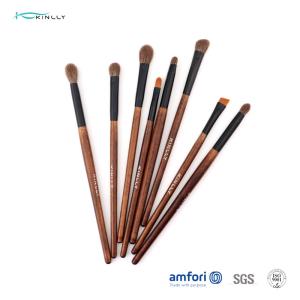 China Colored 12pcs ISO9001 Wooden Handle Makeup Brushes wholesale
