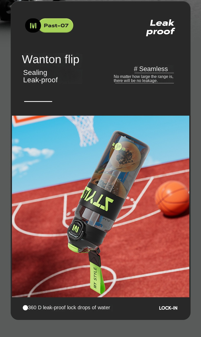 Lightweight 700ml 900ml Space Men And Women Sports Large Workout Water Bottle With Straw Outdoor Rock Climbing Water Bottle Easy To Carrry