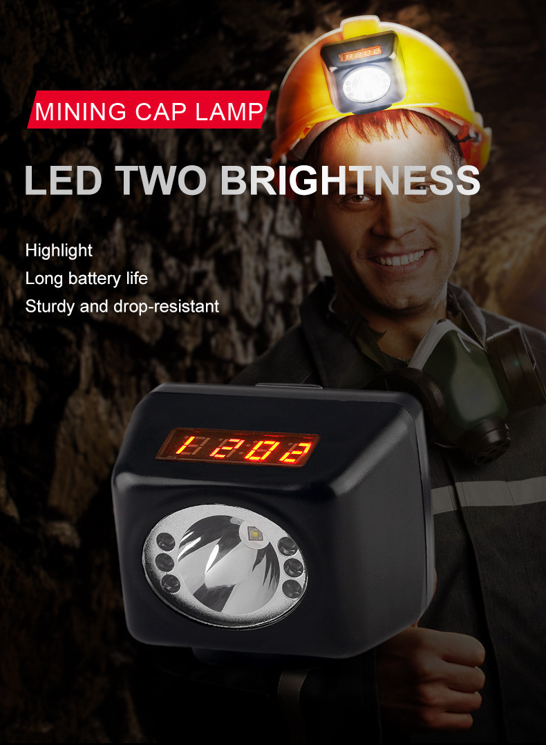 3W Miner Head Light Caplamp 4500mAh Headlamp With Charger