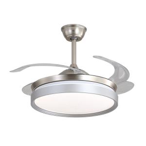 3000K Circle Living Room Ceiling Fans With Lights 30000 Lifespan
