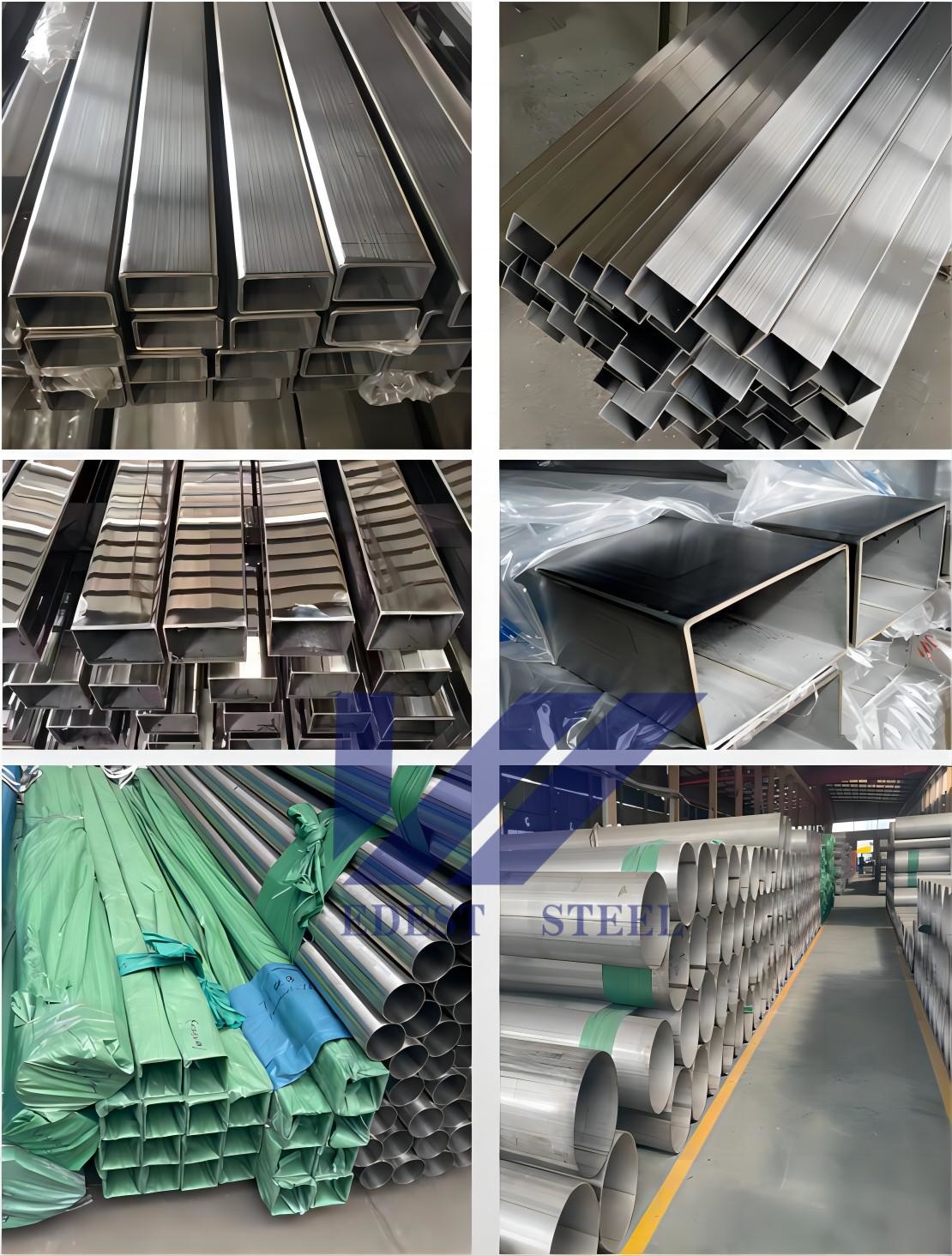 ASTM A554 Stainless Steel Hollow Section Pipe SS304 316 Stainless Square Tube