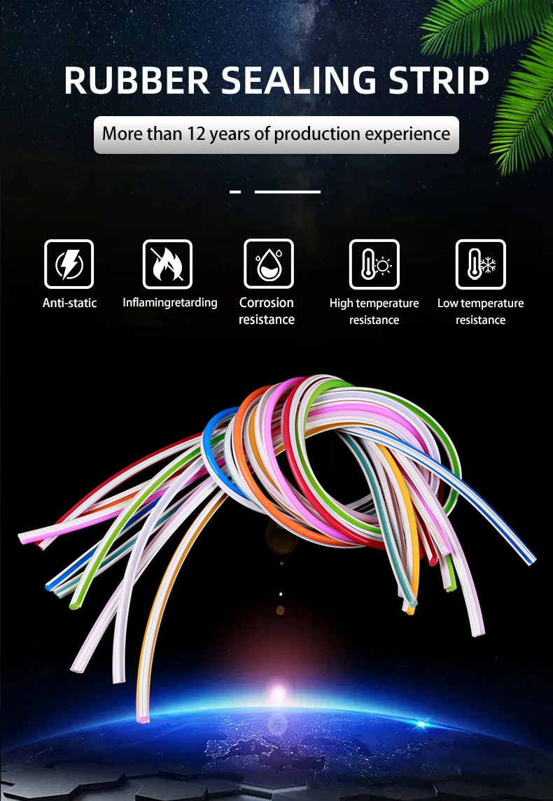12v/24v/120v/240v LED Neon Strip Cuttable Pink/Blue Silicon for DIY Christmas Lights