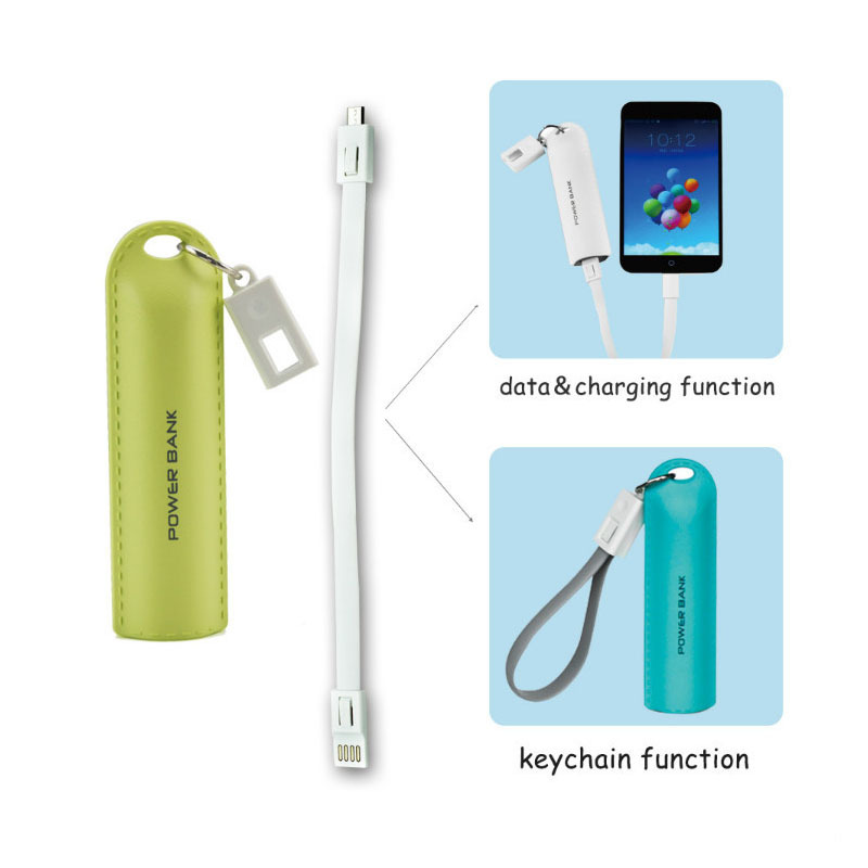 Pocket ABS 2600mah 5200mah Keyring Power Bank 5V1A