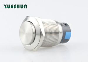 IP67 Stainless Steel Metal Push Button Switch Momentary Latching Pin Terminal