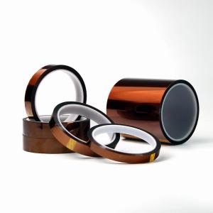 China 60um Self Adhesive Silicone Tape 200mm Double Sided Kapton Tape wholesale