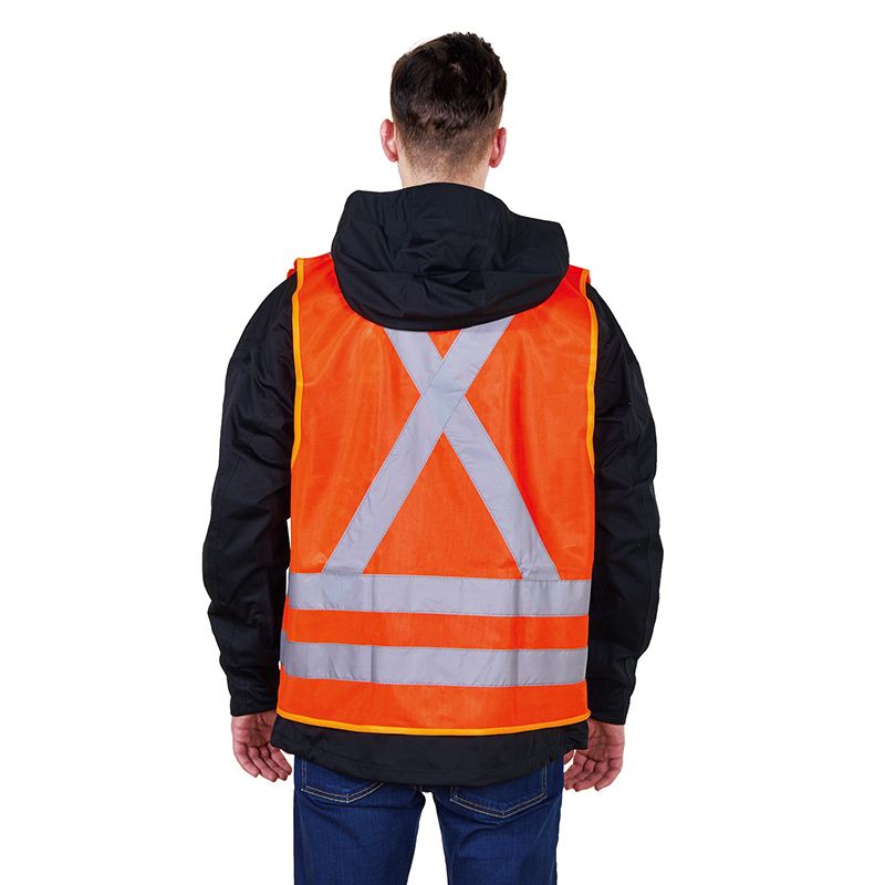 Special Features Breathable Reflective Clothing with Zipper Closure and Chest Pocket