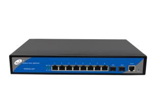 China IP30 8 Port Managed Gigabit Switch 8 POE Port 2 SFP Slots wholesale