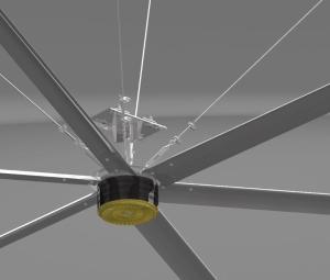 China 24 Foot Super Large Electric HVLS Ceiling Fan Residential wholesale