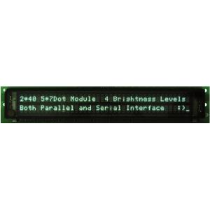 High Brightness Dot Matrix VFD Display Module 40 Characters 2 Lines 40S203DA4