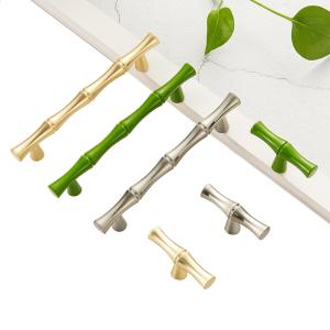 China Bamboo Cabinet Decorative Pull Handle 125x8x25mm wholesale