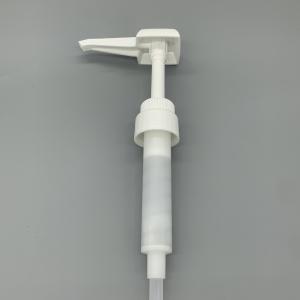 China 38 410 White Plastic High Dose Food Pump For Syrup Blending Coffee Partners wholesale