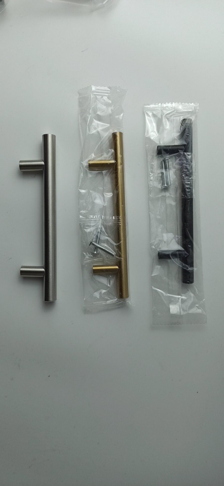 Stainless Steel Handles Kitchen accessories Kitchen Cabinet Handles with Black Spraying Powder