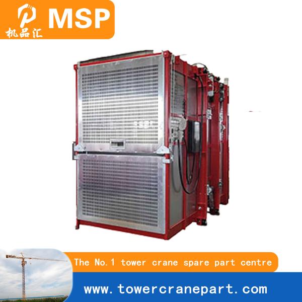 Galvanized Mast Section Passenger Hoist For Safe Smooth Lifting In Construction Projects