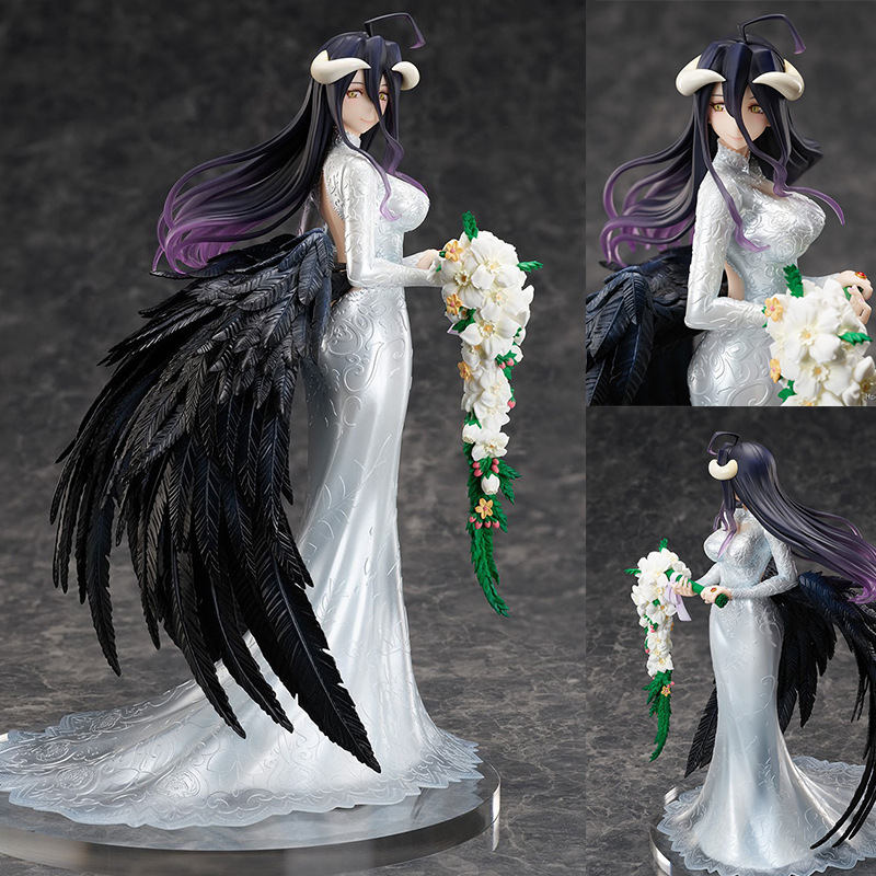 OverLORD The King of the Undead Wedding Dress Ya'er Handmade Doll Model Decoration