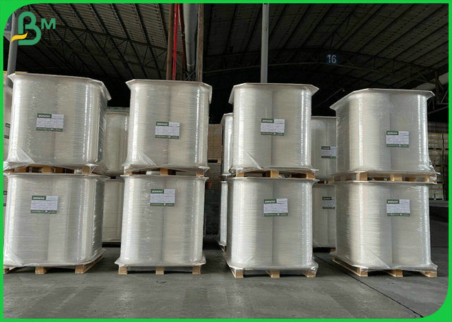 35Inch 47Inch Roll 65GSM 70GSM 80GSM White Thermal Paper Roll For Logistics label