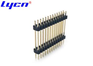 China Straight DIP Pin Header Connectors Male 2.0mm Pitch Gold Plated wholesale