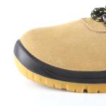 Yellow Industrial Safety Shoes Nubuck Leather Steel Toe Woodland Safety Shoes
