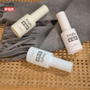 China 12ml Nail Polish Bottle UV Gel Polish Glass Bottle For Wide Brush Unique Design wholesale