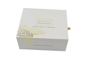China 157gsm Art Paper Hard Cardboard Gift Boxes PDF Gold Foiling wholesale