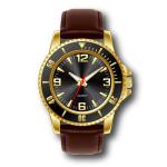 Sunray Dial Leather Strap Wrist Watch 5BAR Waterproof Luminous Mens