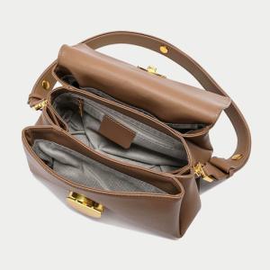 ODM PU Shoulder Bag Broadband Soft Leather Messenger Bag