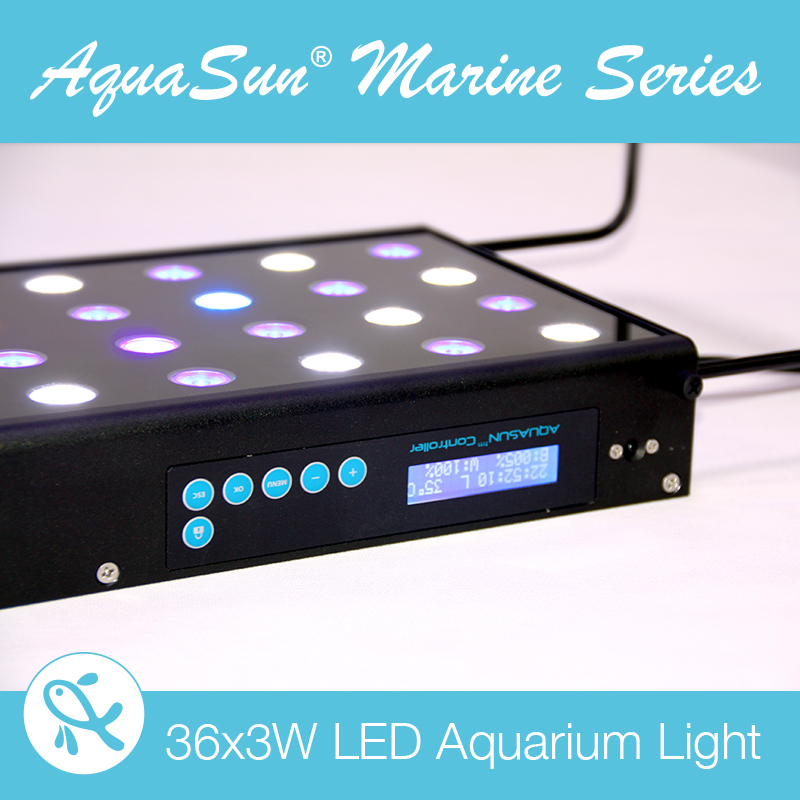 AS-24X3W Best-selling Saltwater dimmable 3 watt program remote control led dimmable aqua