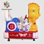 Cartoon Dinosaur Coin Operated Rides , Rock And Roll kiddie ride machines