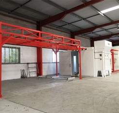 Mini Manual Powder Coating Production Line For Aluminium Profiles