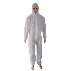 China Hood Chemical Protective Coveralls Over Locking Bounded Taped Breathable wholesale