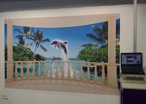 China 10sqm/h CMYK 1920X1080 Wall Inkjet printing machine wholesale