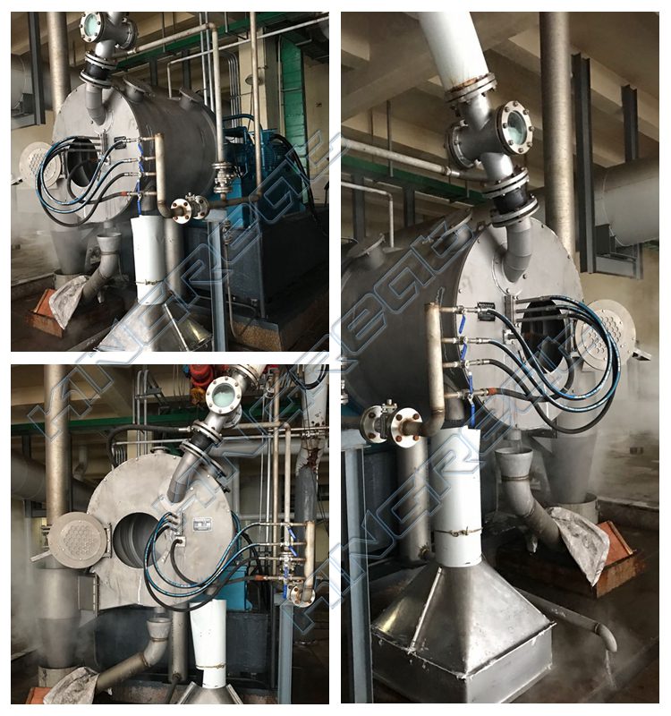 2 Stage Pusher Centrifuge Sea Salt Production Machines For Salt Production Line