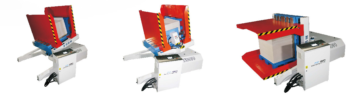 4 Nozzles Automatic Pile Turner Machine 1100x1450mm Paper Stacker Machine