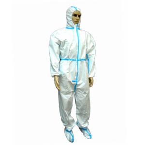 China Durable Disposable PPE Coveralls Suit With Elastic Wrist / Ankle / Waist wholesale