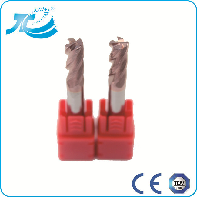 Corner Radius Solid Carbide Tools with Diameter 1.0 - 12.0 , 2 - 6 Flute End Mill