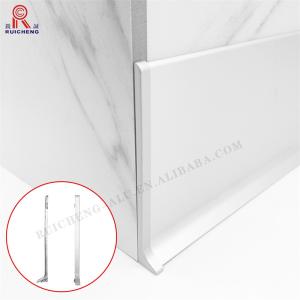 China Waterproof Skirting Aluminium Profile Electroplating Treatment 2.5m Length wholesale