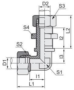 Reusable Pipe Adapter Hydraulic Fittings Combination Joint Fittings