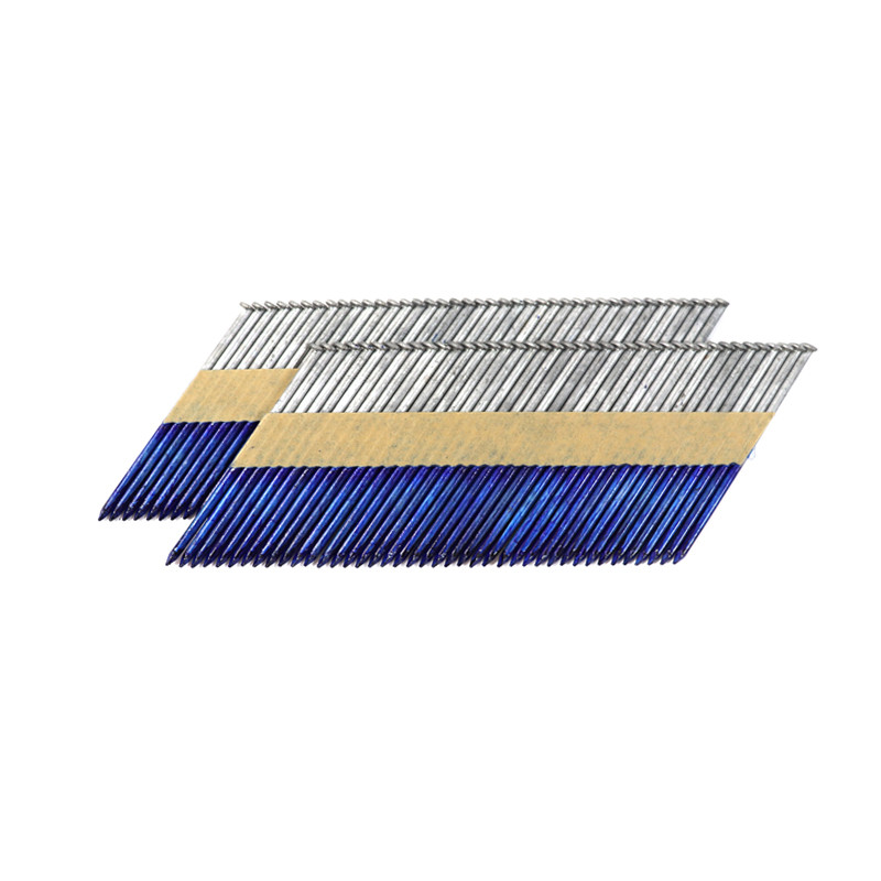 34 Degree Paper Collated Framing Nails Galvanized Hot Dip Clipped D Head Smooth Shank