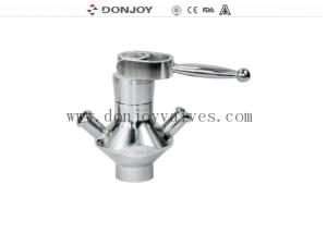 China Weld Connection Aseptic Sterilizable Sample Valve Polished wholesale