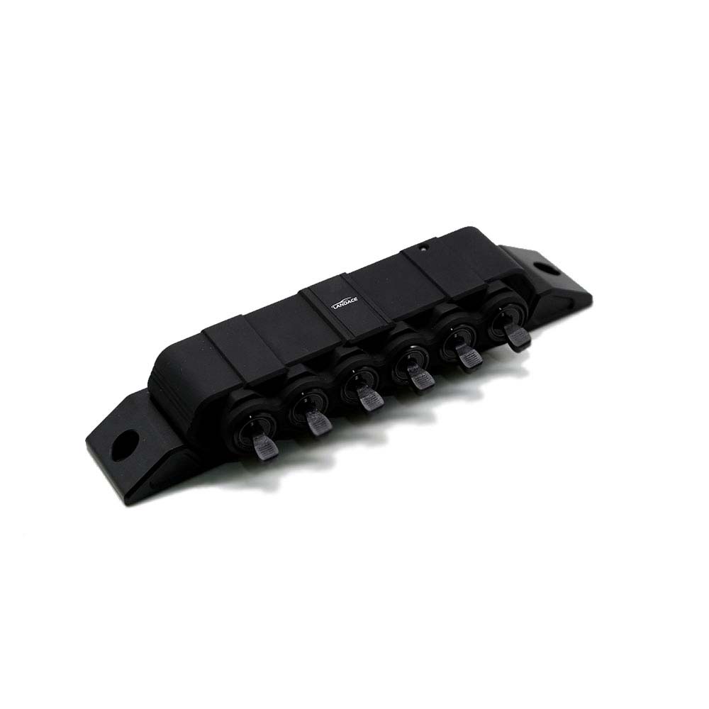 Universal Car and Ship Control Box with 6 Gang Switch Panel and Voltage Monitoring