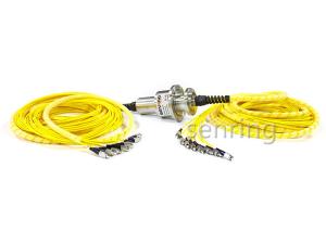 China Customized Fiber Optic Separate Coaxial Slip Ring 8 Channels wholesale