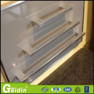 China kitchen accessories dresser foggy siver 96mm aluminum furniture handle wholesale