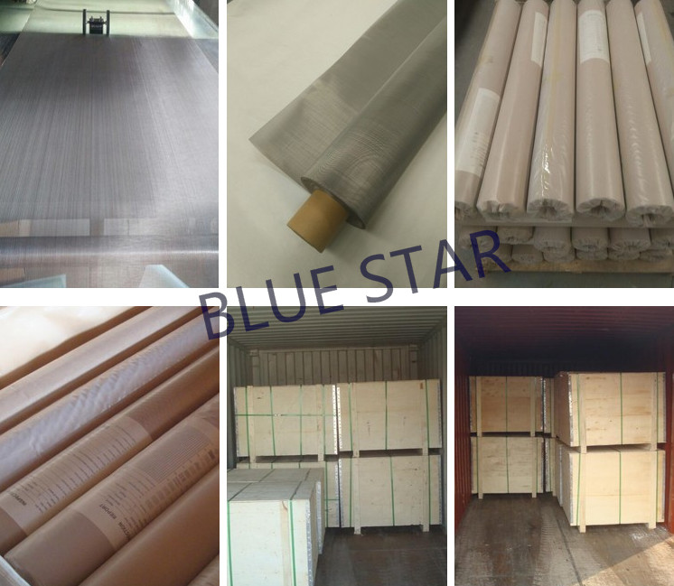 304 / 316 Stainless Steel Woven Wire Mesh For Chemical Filter Ribbons & Elements